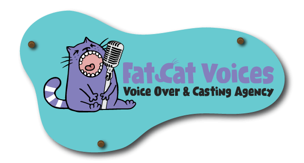 FatCat Voices Voice Over Agency Branding Logo